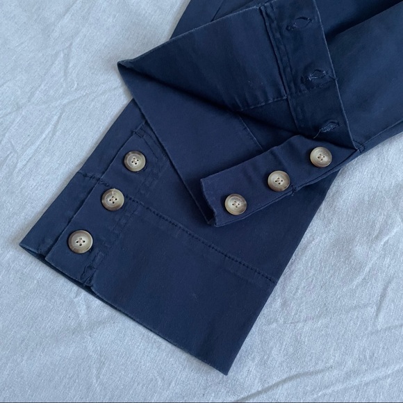 Charter Club Button-Cuff Tummy Control Capri Pants - 8 - Picture 7 of 10